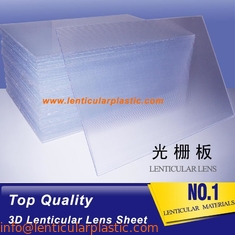 feuille lenticulaire de 30 LPI sans support adhésif - prix de recouvrement de lentille lenticulaire d'effet de l'épaisseur 3d de 3mm