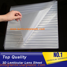 75 lpi 3d lenticular lens materials 0.58mm thickness PET lenticular sheet plastic lenticular printing films