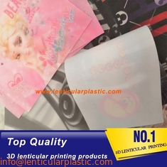 Fer lenticulaire d'impression d'habillement lenticulaire de la correction 3D sur la correction lenticulaire de transfert de chaleur de vêtement du tpu 3d de label