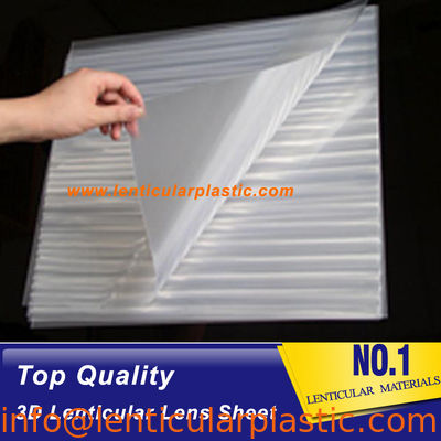 qualité  100 lpi 3D lenticular sheet 0.35mm PP PET material 3d flip plastic lenticular sheet for 3D lenticular card printing usine