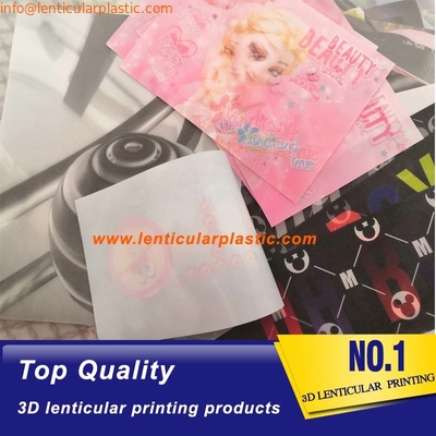 Fer lenticulaire d'impression d'habillement lenticulaire de la correction 3D sur la correction lenticulaire de transfert de chaleur de vêtement du tpu 3d de label